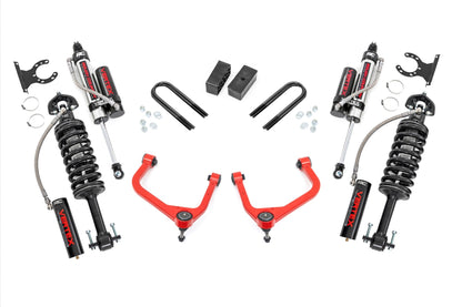 3.5 Inch Lift Kit Mono Leaf Rear Vertex Red GMC Sierra 1500 2WD/4WD (25-26) Rough Country