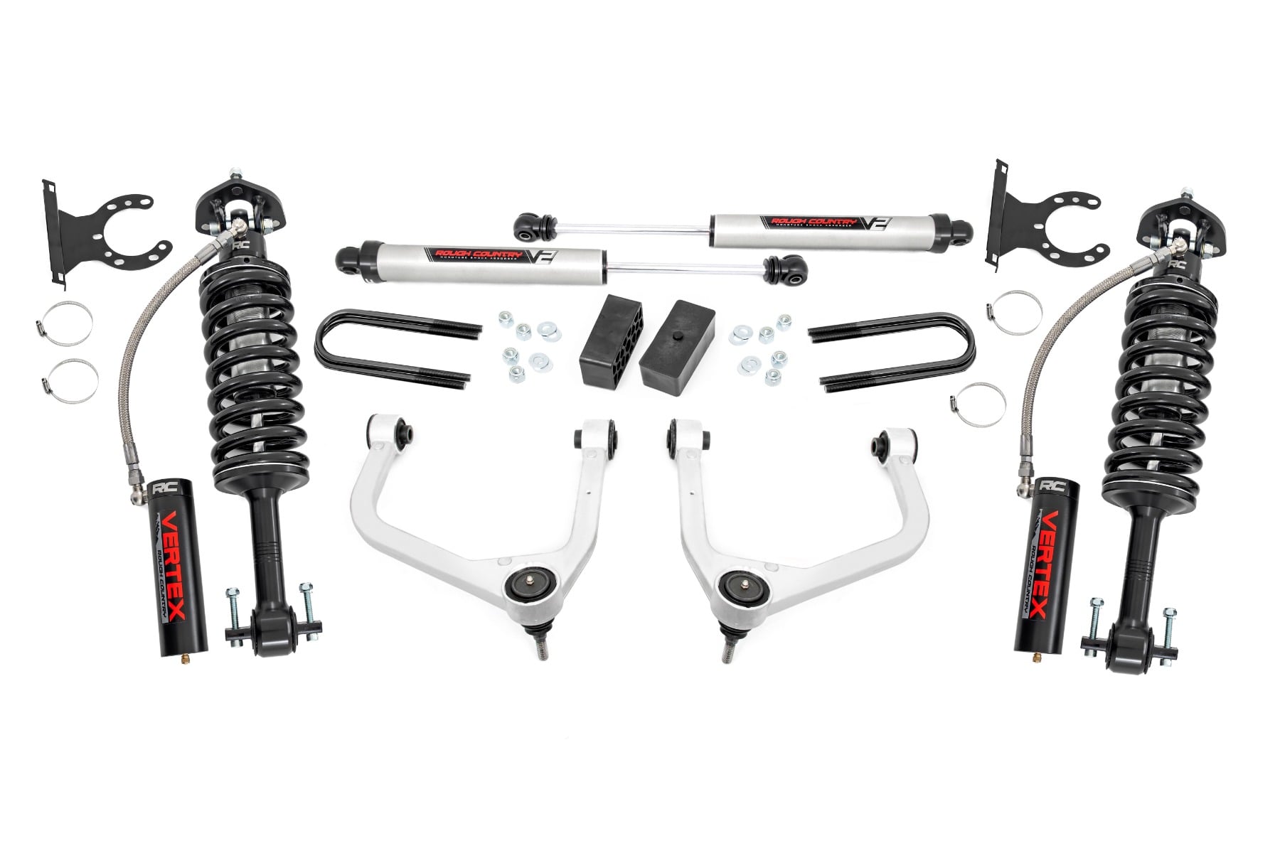 3.5 Inch Lift Kit Mono Leaf Rear Vertex/V2 GMC Sierra 1500 (19-24) Rough Country