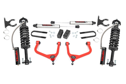 3.5 Inch Lift Kit Mono Leaf Rear Vertex/V2 Red GMC Sierra 1500 (19-24) Rough Country