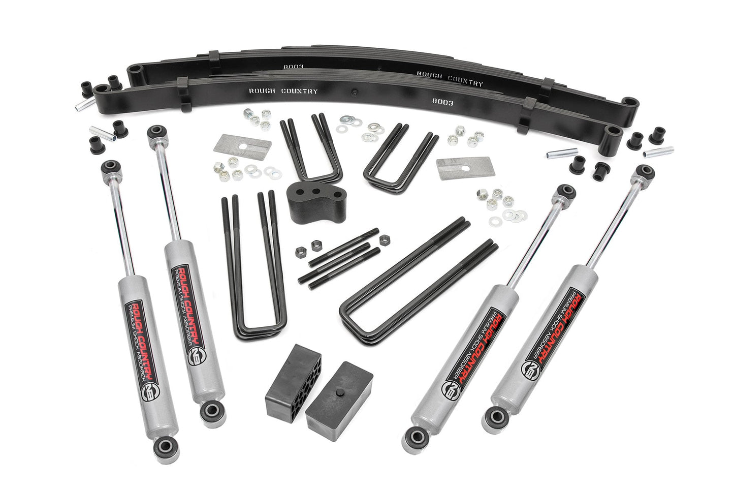4 Inch Lift Kit Rear Blocks Dana 44 Dodge W100 Truck/W200 Truck 4WD (1970-1974) Rough Country