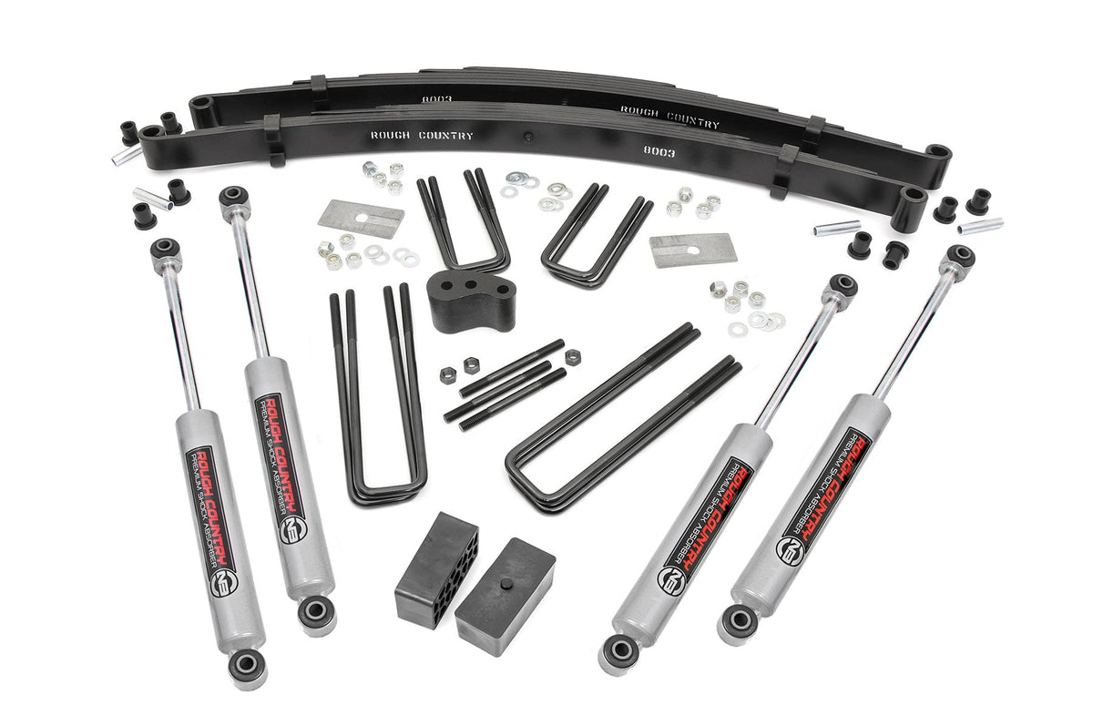 4 Inch Lift Kit Rear Blocks Dana 44 Dodge W100 Truck/W200 Truck 4WD (1970-1974) Rough Country