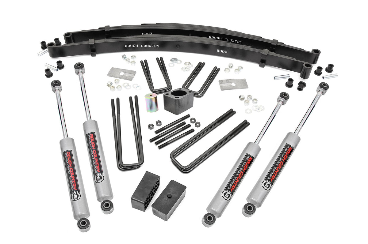 4 Inch Lift Kit Rear Blocks Dana 60 Dodge W100 Truck/W200 Truck 4WD (1970-1974) Rough Country