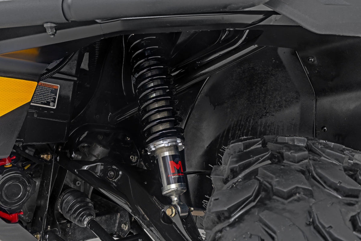 M1 Front Coil Over Shocks Ride Height Adjust Can-Am Defender MAX HD10/PRO HD10 Rough Country