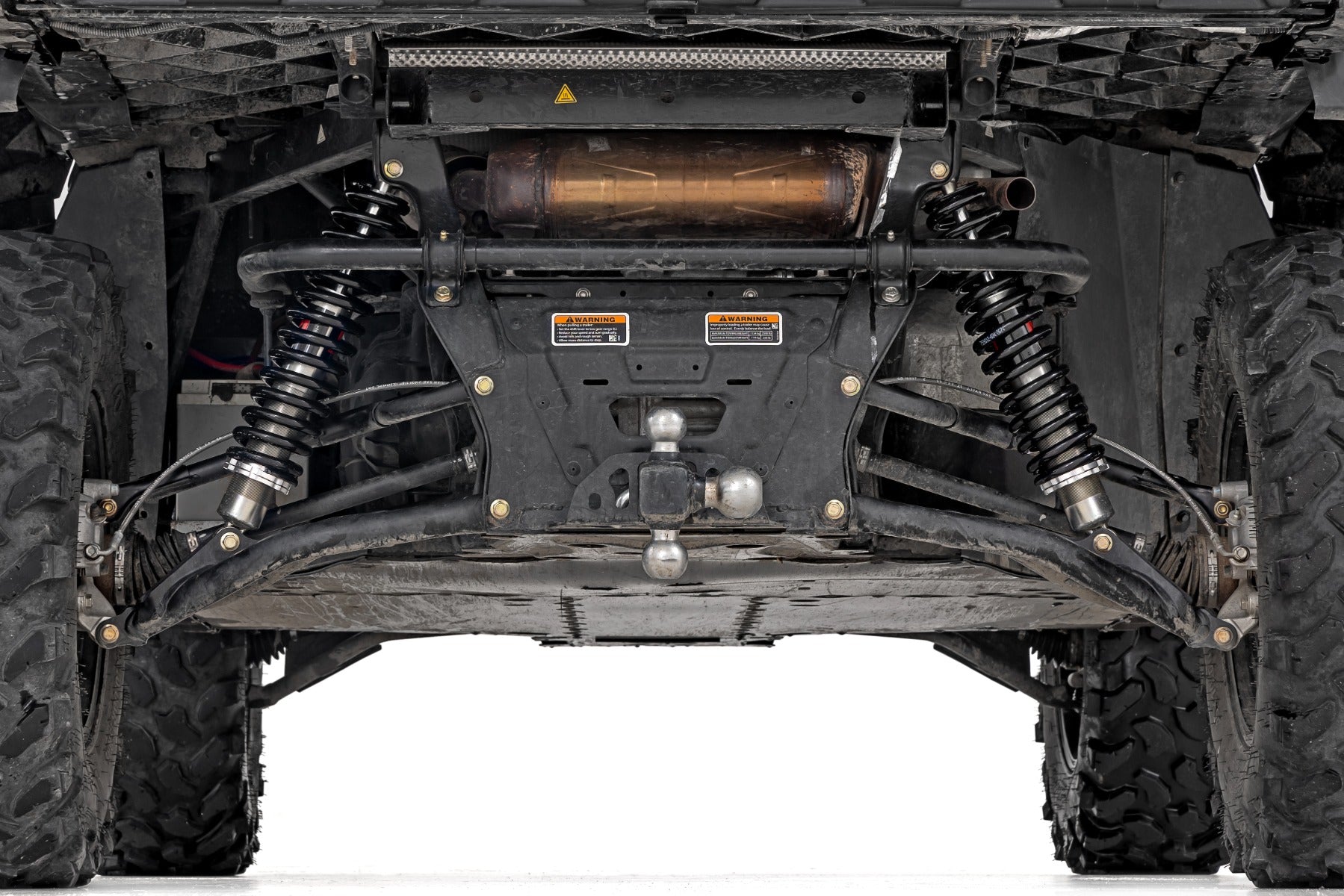 M1 Rear Coil Over Shocks Ride Height Adjust Can-Am Defender MAX HD10/PRO HD10 Rough Country