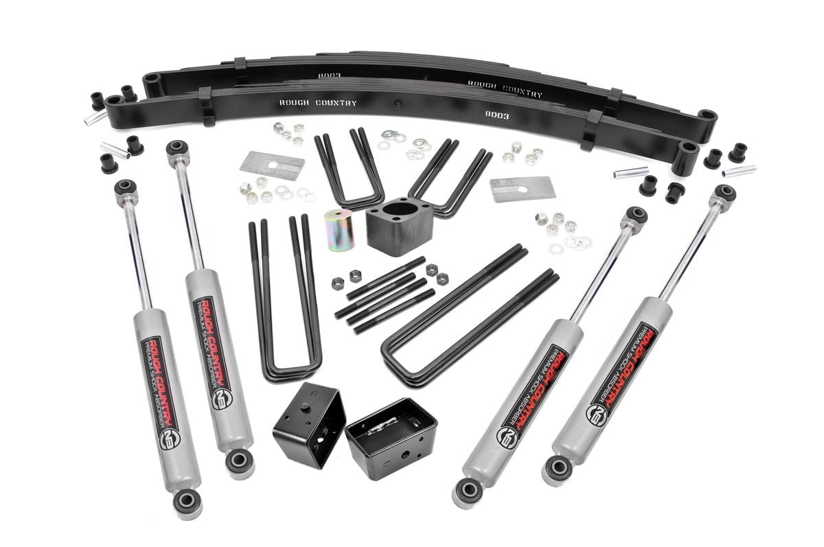 4 Inch Lift Kit Rear Blocks Dana 60 Dodge W100 Truck/W200 Truck 4WD (1974-1977) Rough Country