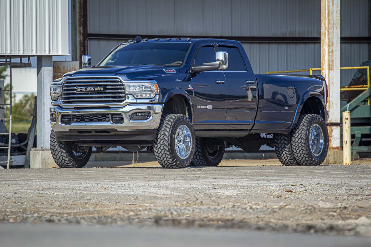 5.0 Inch Dodge Radius Arm Suspension Lift Kit (2020 Ram 3500 4WD Diesel, Air Ride, Dual Rear Wheels) Rough Country
