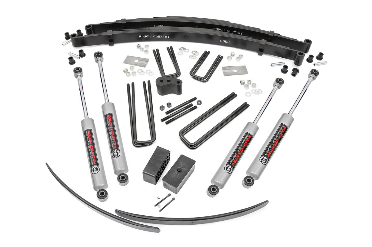 4 Inch Lift Kit Rear Blocks Dodge/Plymouth Ramcharger/Trailduster (1974) Rough Country