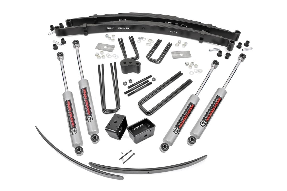 4 Inch Lift Kit Rear Blocks Dodge/Plymouth Ramcharger (78-93)/Trailduster (78-81) Rough Country