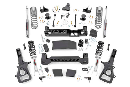 6 Inch RAM Suspension Lift Kit w/Loaded Struts & N3 Shocks 19-Up RAM 1500 4WD Rough Country