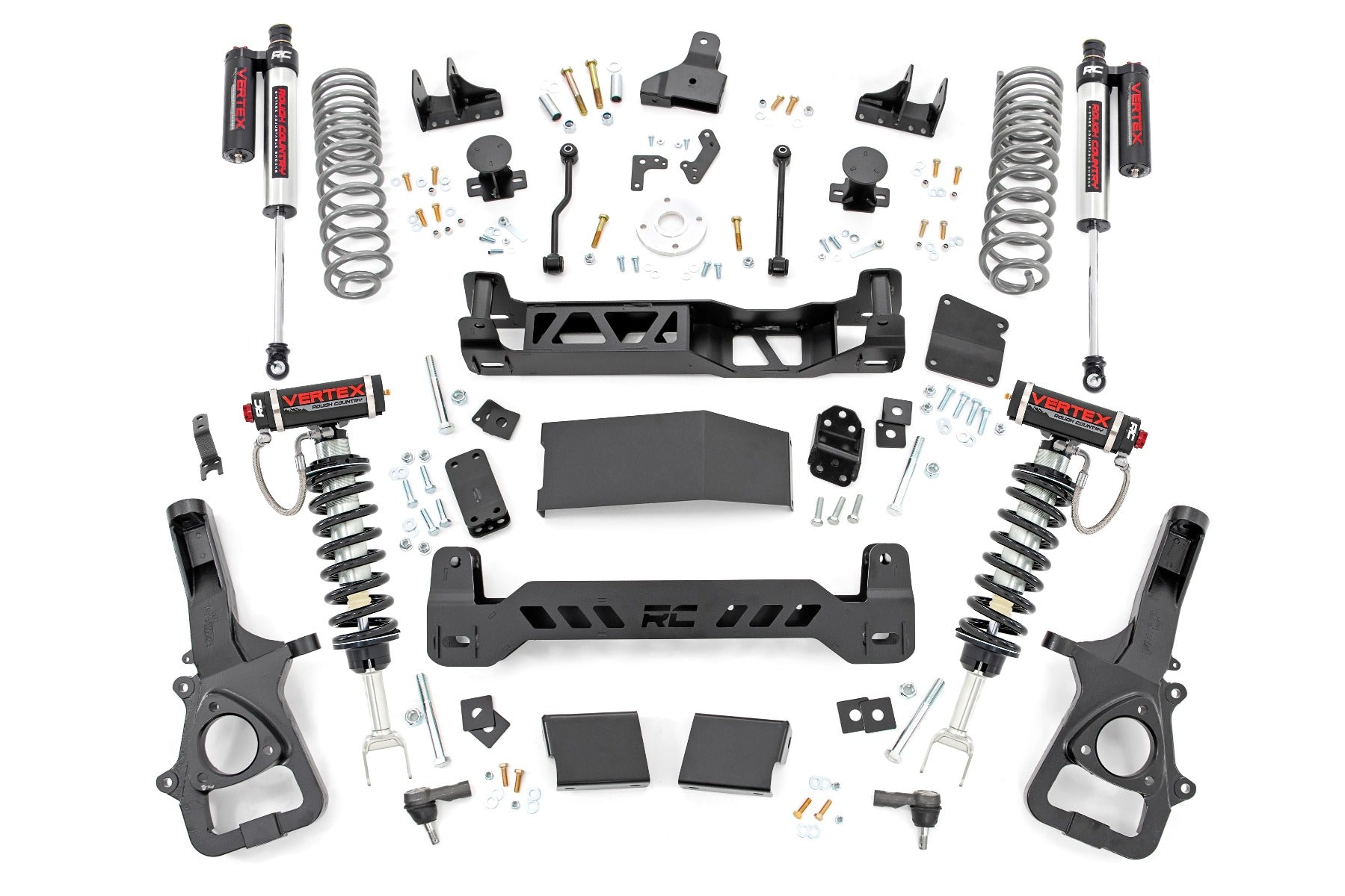 6.0 Inch Ram Suspension Lift Kit Vertex 19-Up Ram 1500 4WD 22XL Factory Wheel Models) Rough Country