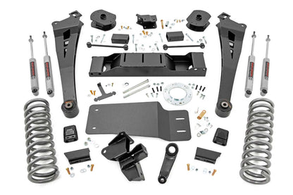 5 Inch Suspension Lift Kit Coil Springs Radius Arms 19-Up RAM 2500 4WD Diesel Rough Country