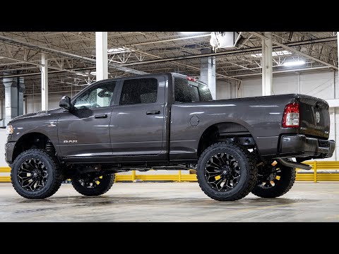 5 Inch Suspension Lift Kit Coil Springs Radius Arms 19-Up RAM 2500 4WD Diesel Rough Country