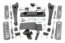 5.0 Inch Dodge Suspension Lift Kit Dual Rate Front and Rear Coil Springs Radius Arms 19-Up Ram 2500 4WD Diesel Rough Country