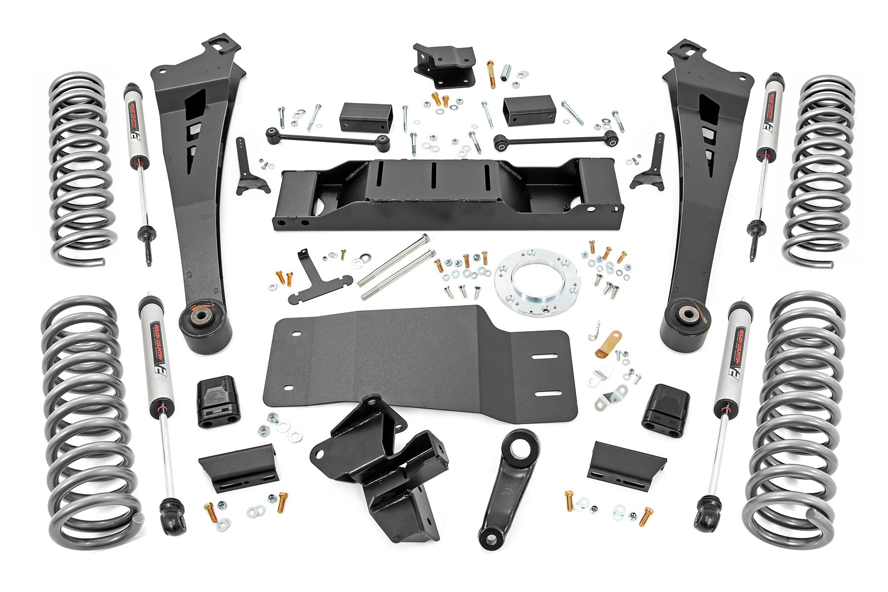 5 Inch Lift Kit Dual Rate Coils V2 Non-AISIN 19-Up Ram 2500 Rough Country