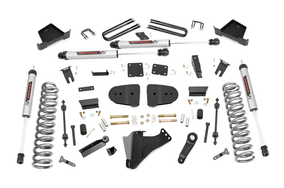 4.5 Inch Lift Kit V2 Diesel Ford F-250/F-350 Super Duty 4WD (2023-2026) Rough Country