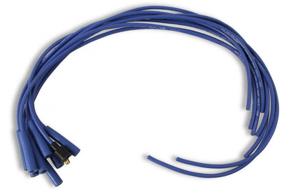 Spark Plug Wire Set- 8MM Blue Wire With Blue Straight Boots 4040B, Spark Plug Wires, Super Stock, Spiral Core, 8Mm, Blue, Set ACCEL