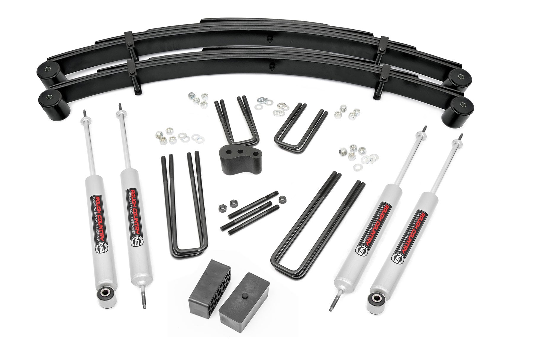 4 Inch Lift Kit Lowboy Ford F-250 4WD (1977-1979) Rough Country