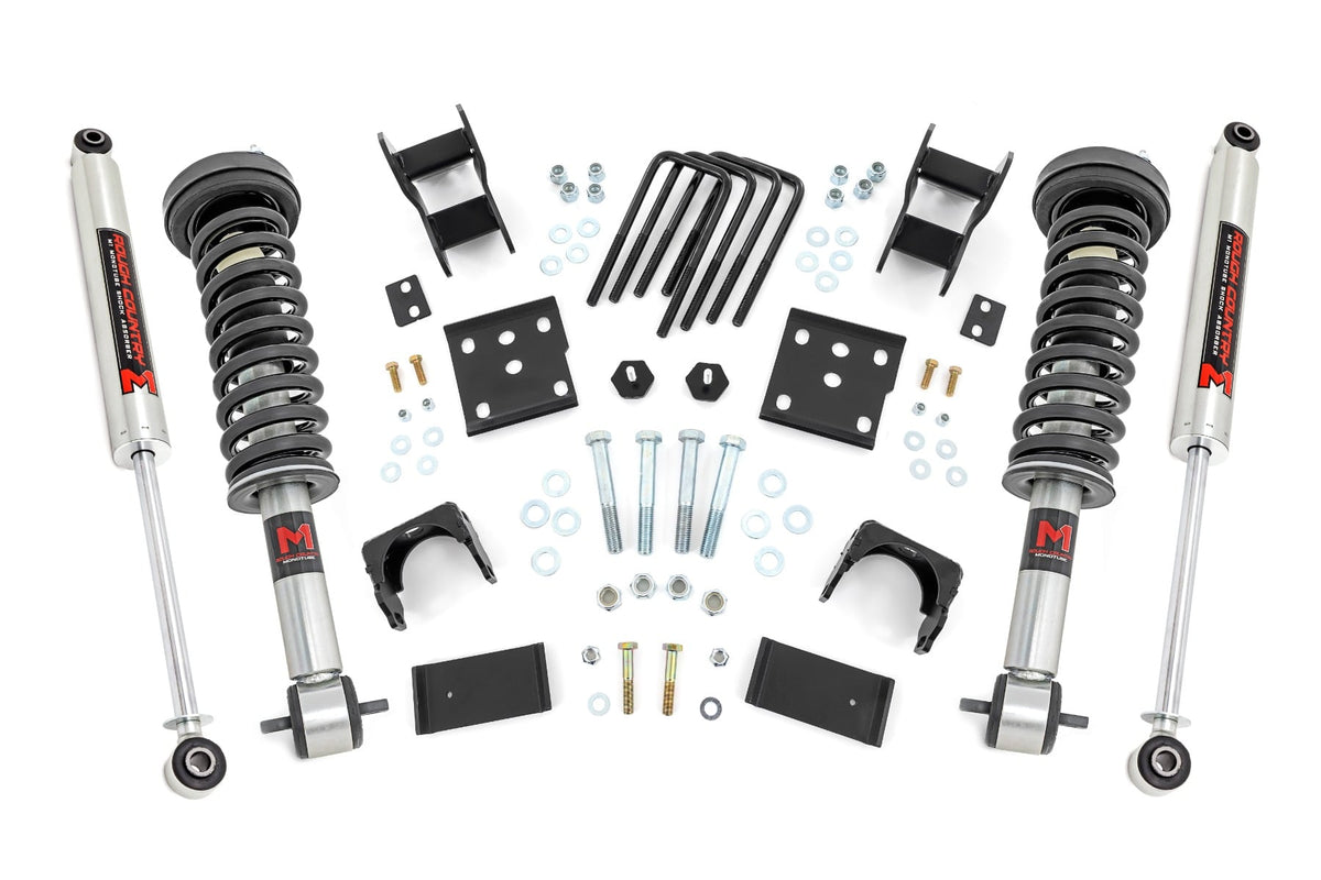 2 Inch Lowering Kit 4 Inch Rear Lowering M1 Ford F-150 4WD (2015-2026) Rough Country
