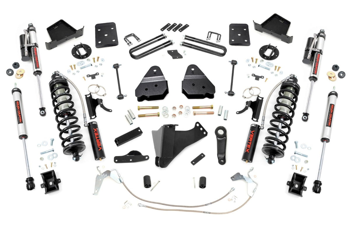 4.5 Inch Lift Kit W/O Overloads C/O Vertex Ford F-250/F-350 Super Duty (08-10) Rough Country