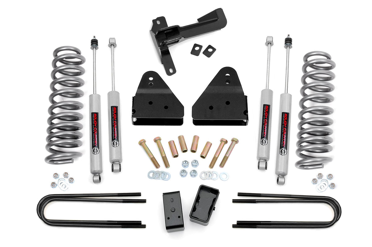 3 Inch Lift Kit FR Springs Ford F-250/F-350 Super Duty 4WD (2005-2007) Rough Country