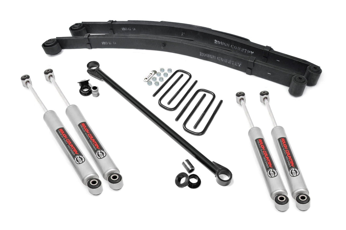 2.5 Inch Leveling Kit Leaf Spring Ford F-250/F-350 Super Duty 4WD (99-04) Rough Country