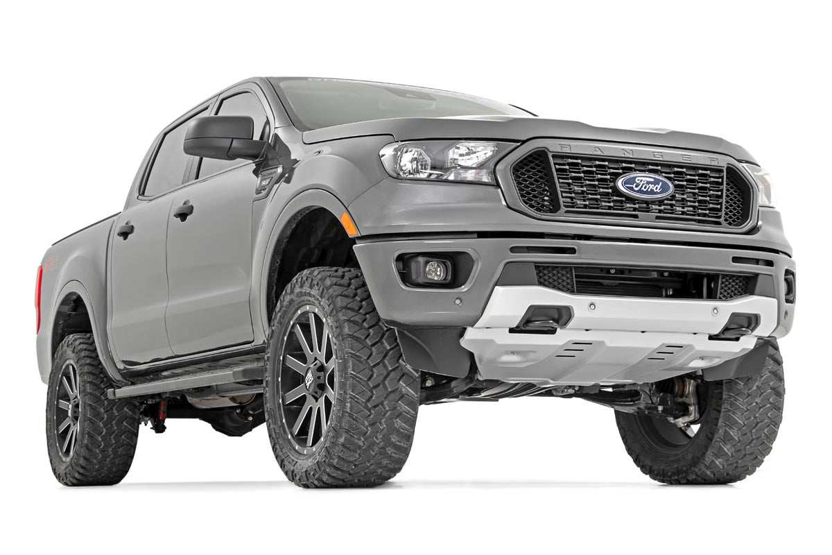 3.5 Inch Lift Kit Forged Alum UCA Cast Steel Knuckles 19-22 Ford Ranger 4WD Rough Country