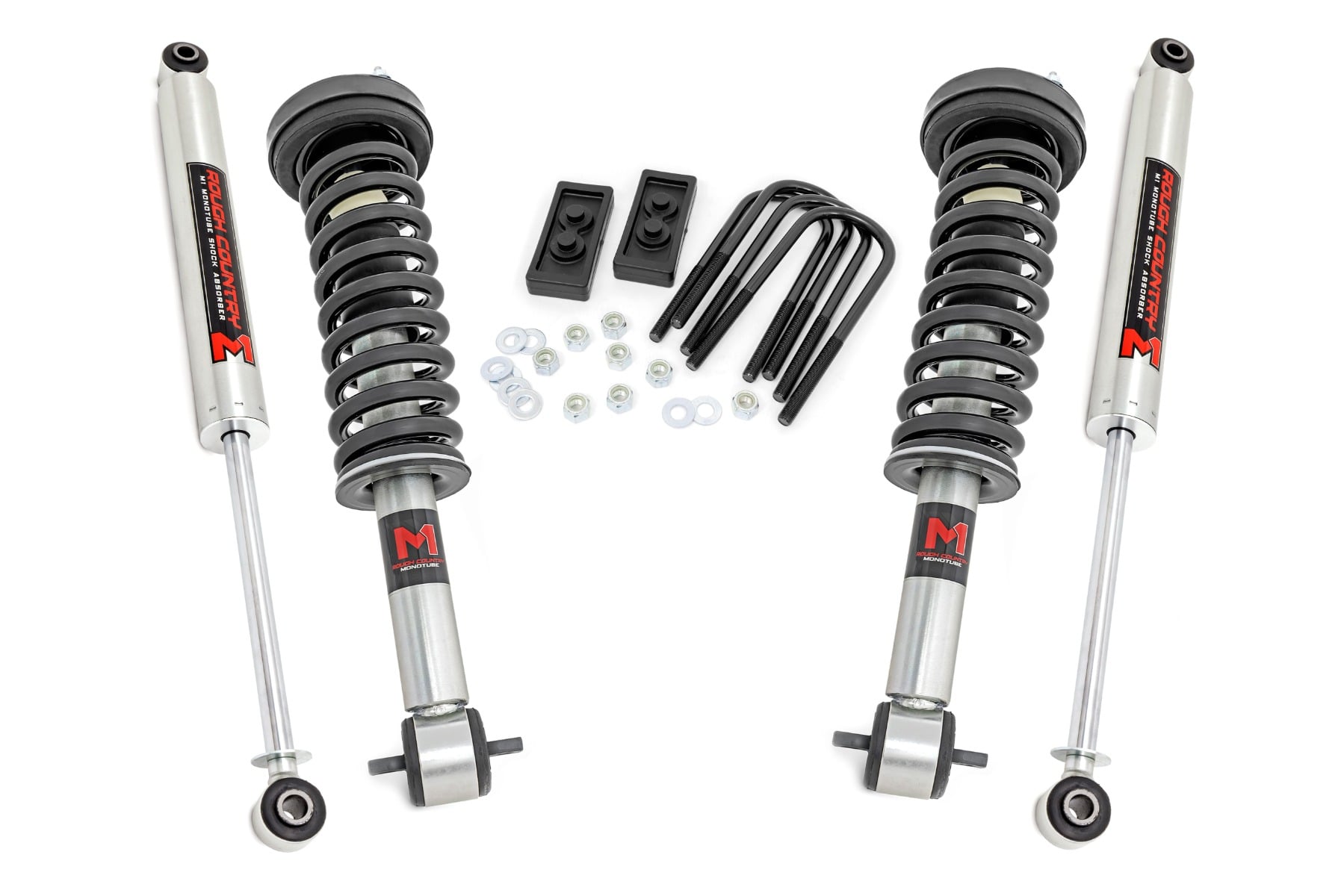 2 Inch Lift Kit M1 Struts/M1 Ford F-150 4WD (2014-2020) Rough Country