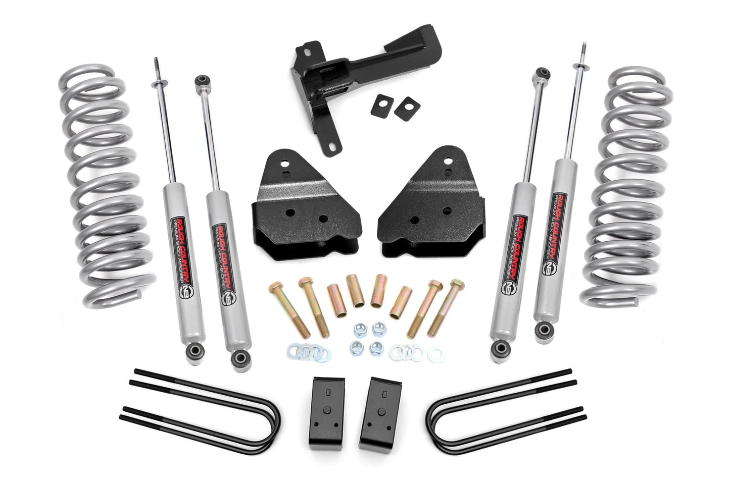 3 Inch Lift Kit N3 Front Diesel Coils Ford F-250 Super Duty 4WD (17-22) Rough Country