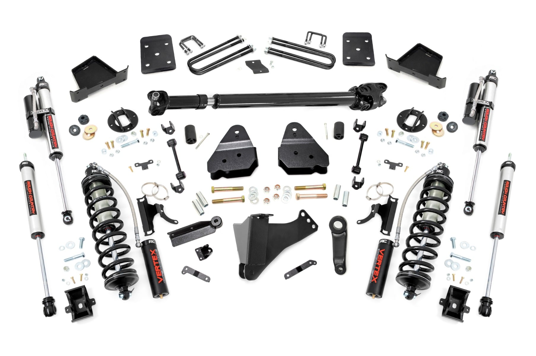 4.5 Inch Lift Kit FR D/S C/O Vertex Ford F-250/F-350 Super Duty (17-22) Rough Country