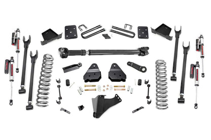 6 Inch Ford 4-Link Suspension Lift Kit w/Front Drive Shaft Vertex 17-19 F-250/350 4WD 4 Inch Axle Rough Country