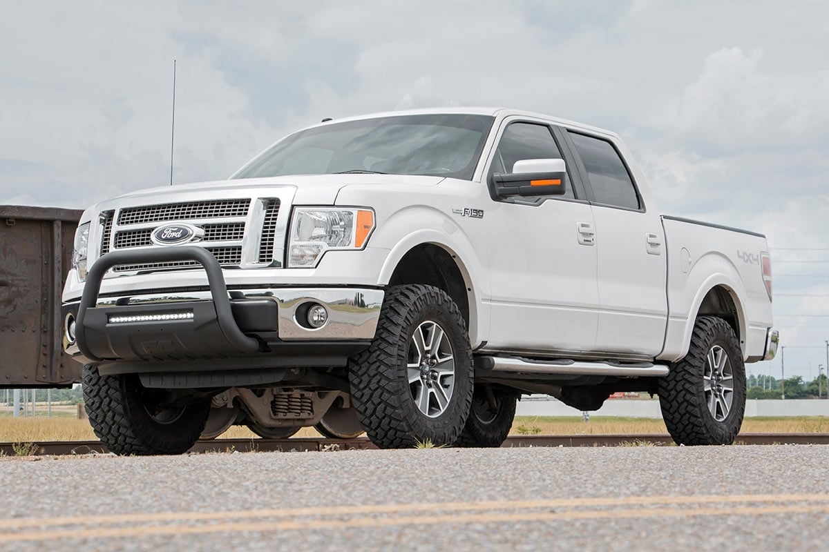 3 Inch Lift Kit Red Ford F-150 4WD (2009-2013) Rough Country