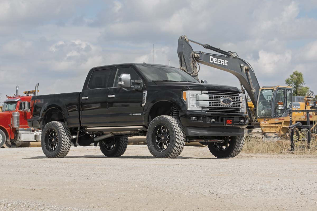 6 Inch Ford Radius Arm Suspension Lift Kit 17-19 F-250 4WD w/Overloads Diesel Rough Country