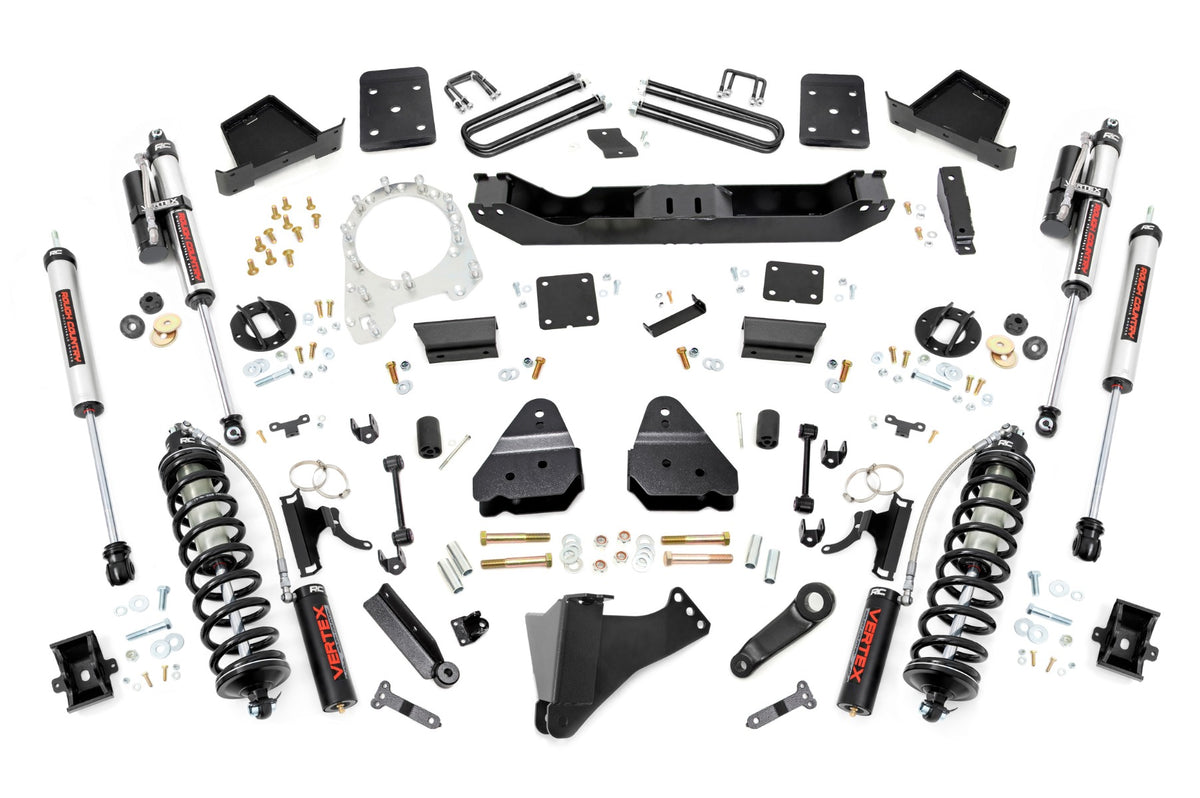 6 Inch Lift Kit OVLDS C/O Vertex Ford F-250/F-350 Super Duty 4WD (17-22) Rough Country