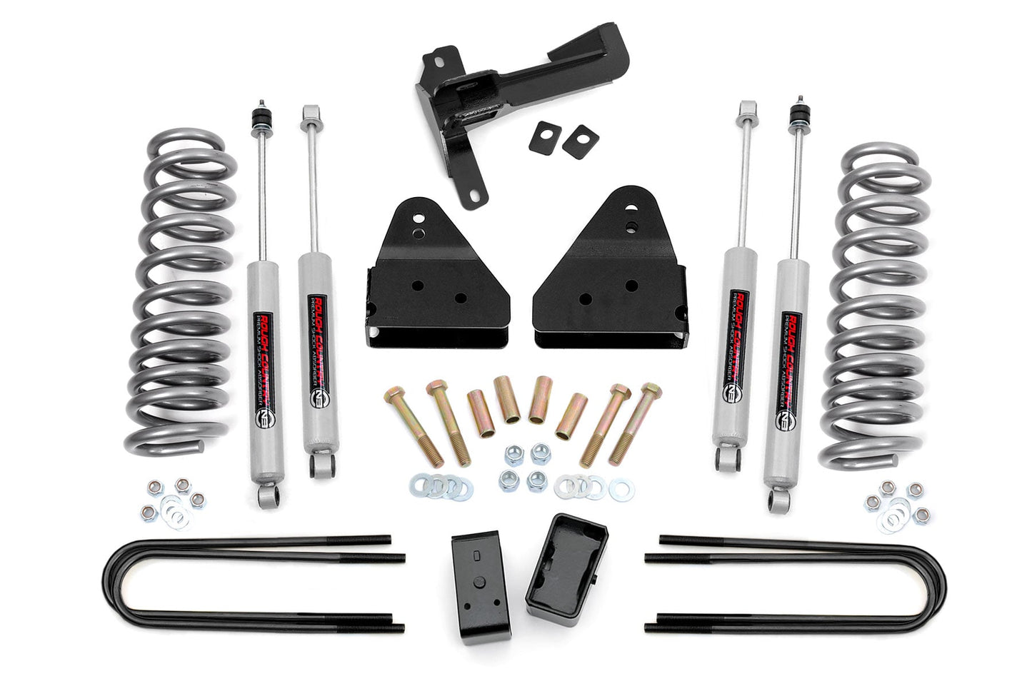 3 Inch Lift Kit FR Springs Ford F-250/F-350 Super Duty 4WD (2008-2010) Rough Country