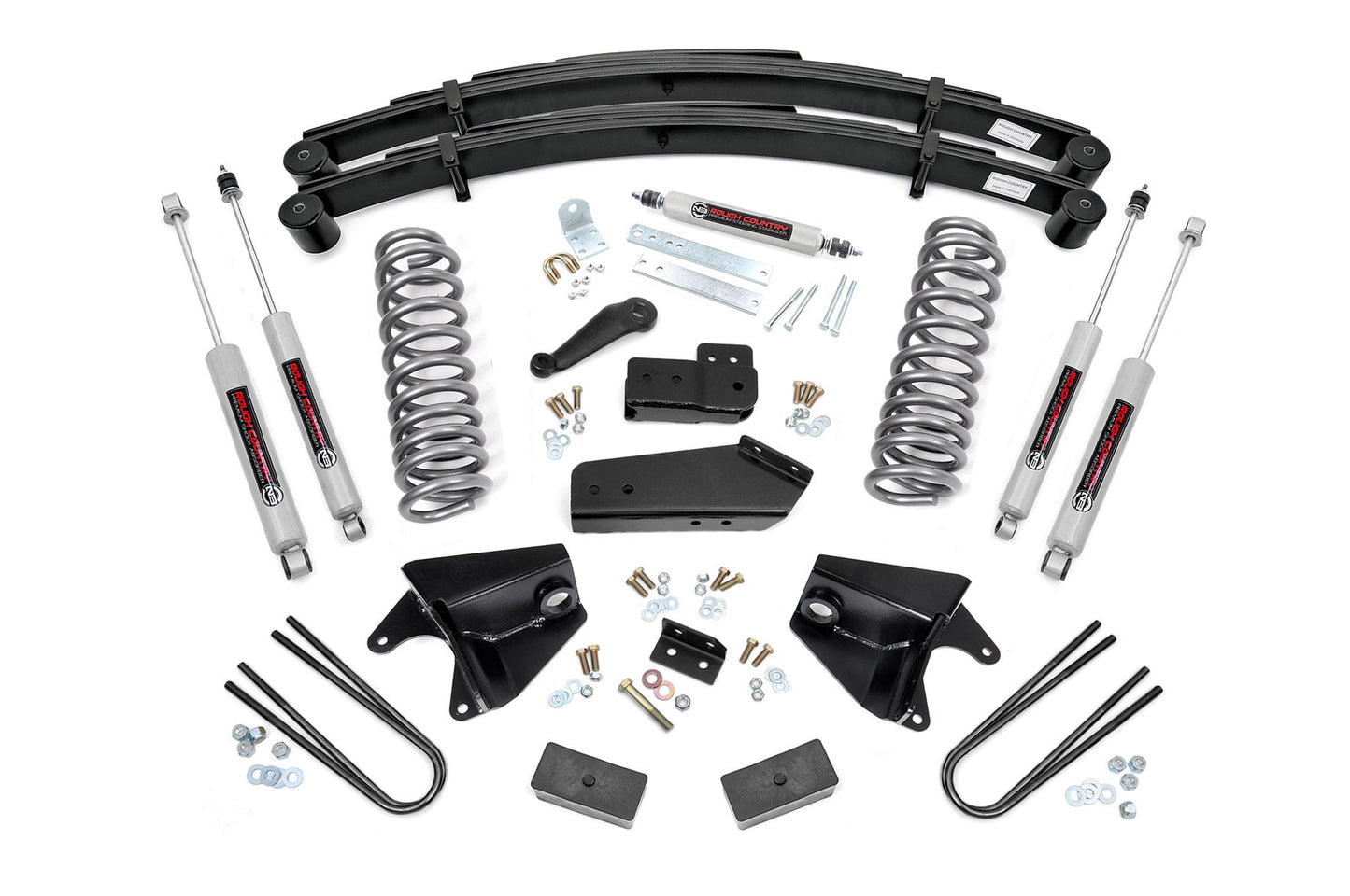 6 Inch Lift Kit RR Springs Ford Bronco/F-150 4WD (1980-1996) Rough Country