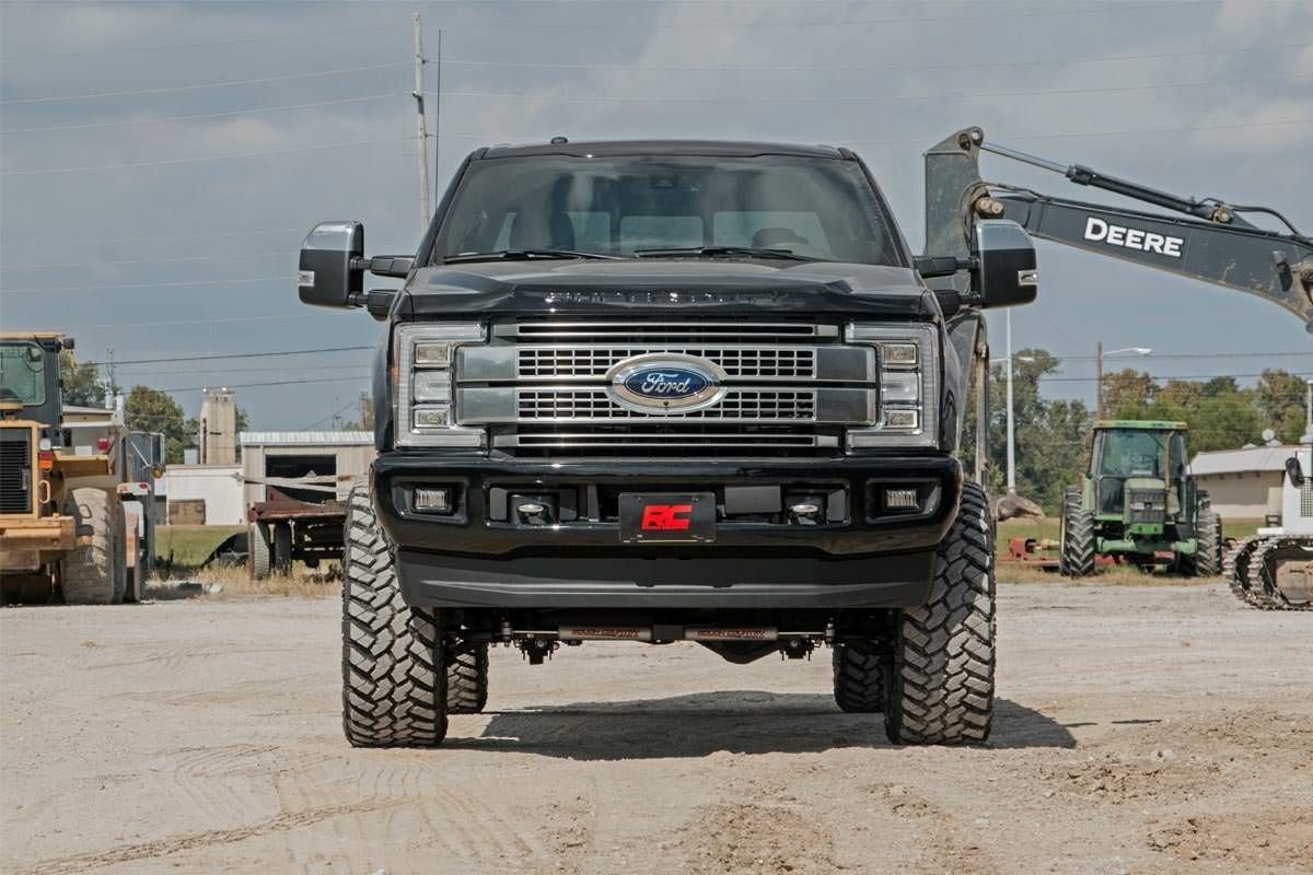 6 Inch Lift Kit 4-Link No OVLD M1 w/ M1 Rear Shocks Ford F-250/F-350 Super Duty (17-22) Rough Country
