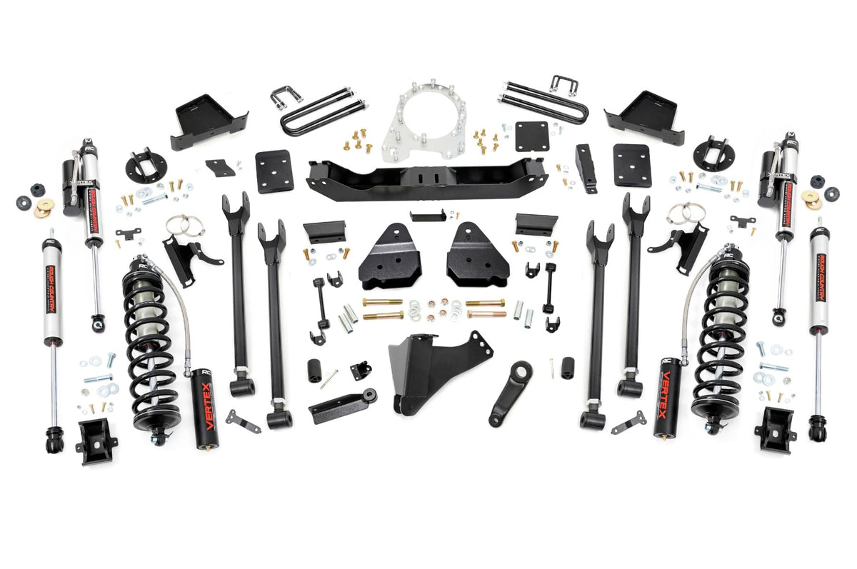 6 Inch Lift Kit 4-Link No OVLD C/O Vertex Ford F-250/F-350 Super Duty (17-22) Rough Country