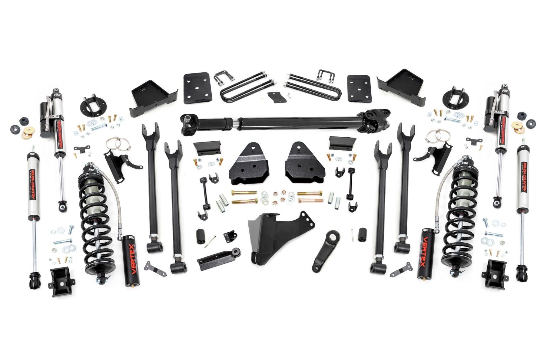 6 Inch Lift Kit 4-Link No OVLD D/S C/O Vertex Ford F-250/F-350 Super Duty (17-22) Rough Country