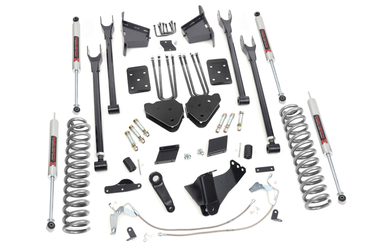 6 Inch Lift Kit 4-Link No OVLD M1 Ford F-250 Super Duty 4WD (11-14) Rough Country