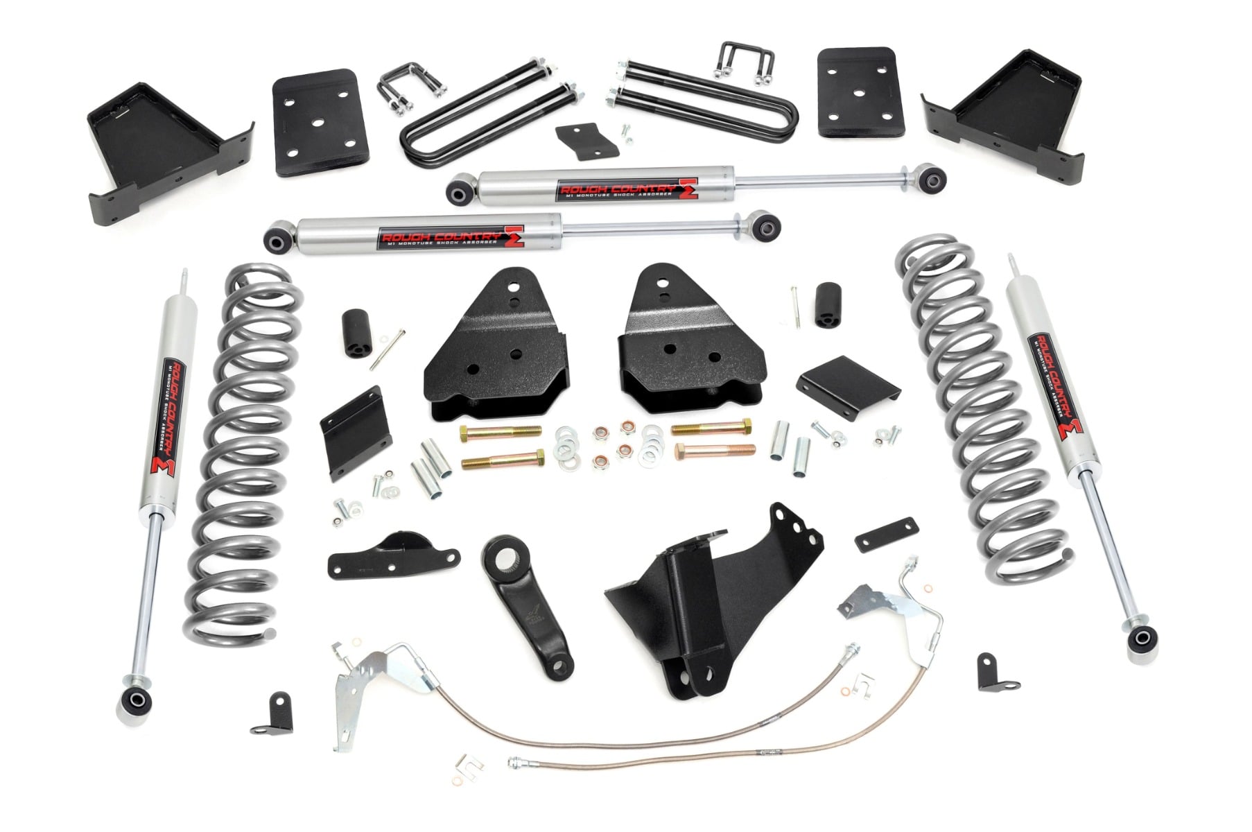 6 Inch Lift Kit Gas No OVLD M1 Ford F-250 Super Duty 4WD (2011-2014) Rough Country