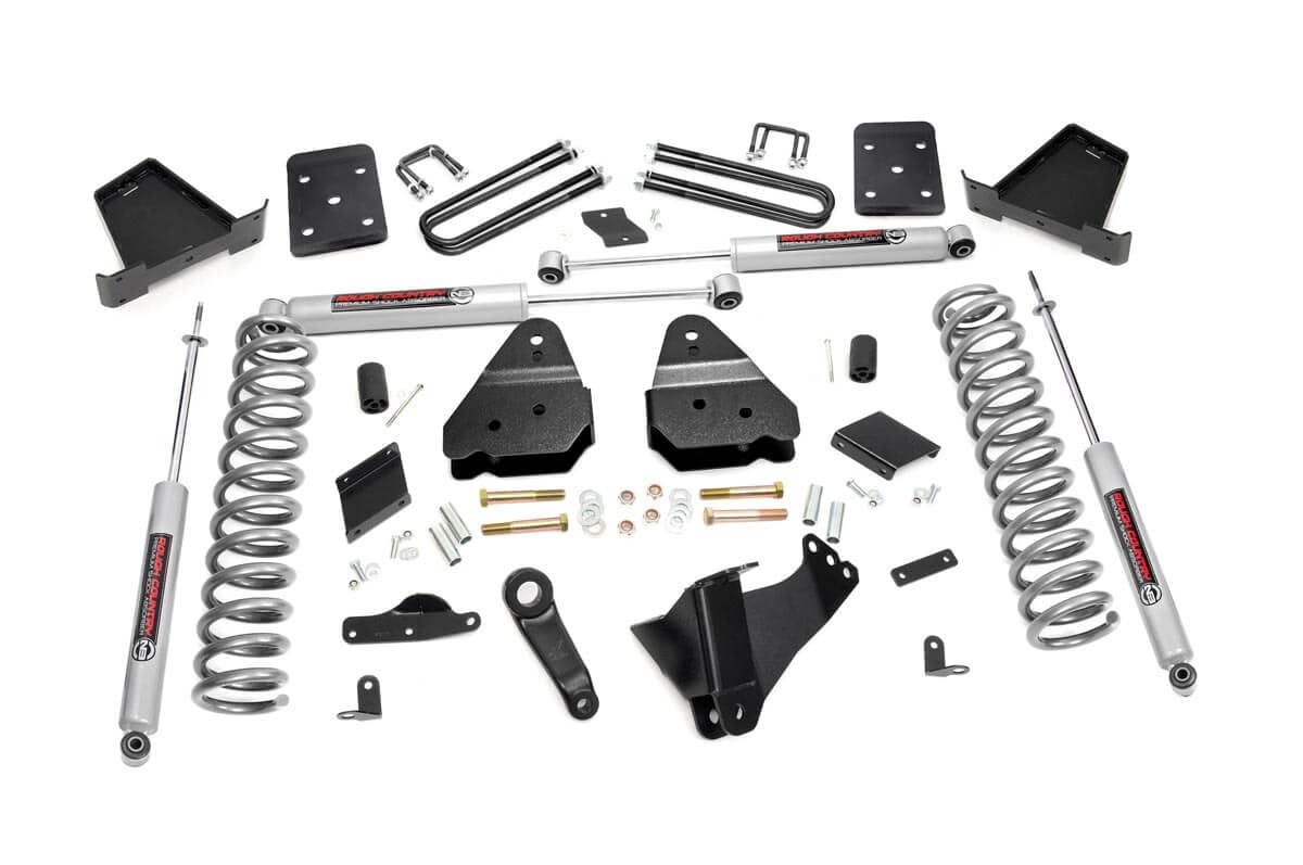 4.5 Inch Lift Kit No OVLD Ford F-250 Super Duty 4WD (2015-2016) Rough Country