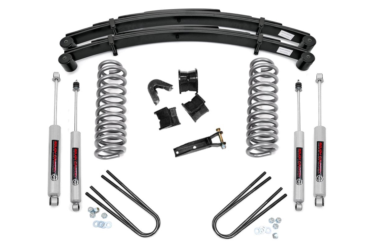4 Inch Lift Kit Rear Springs Ford Bronco 4WD (1978-1979) Rough Country