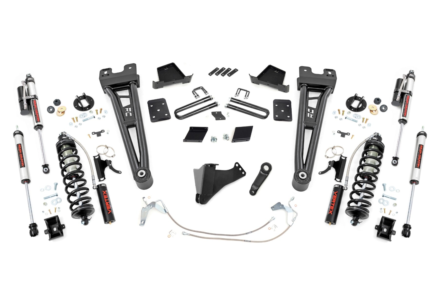 6 Inch Lift Kit Diesel Radius Arm C/O Vertex No OVLD Ford F-250 Super Duty (11-14) Rough Country