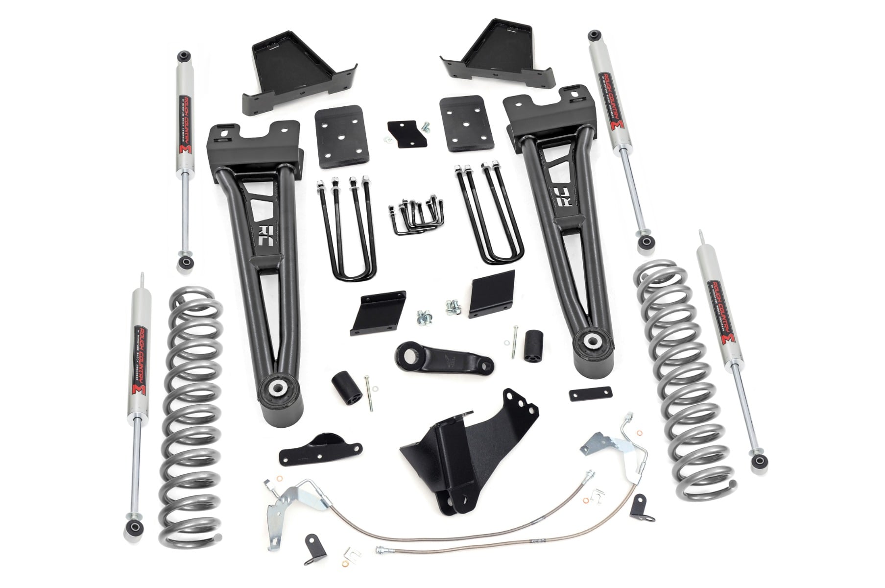 6 Inch Lift Kit Diesel Radius Arm M1 No OVLD Ford F-250 Super Duty 4WD (15-16) Rough Country