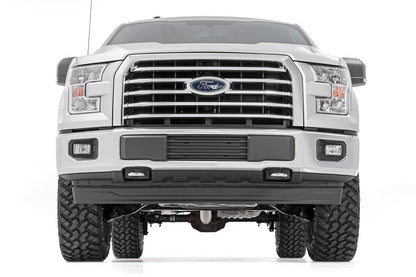 3 Inch Ford Bolt-On Arm Lift Kit w/V2 Shocks 14-20 F-150 4WD Rough Country