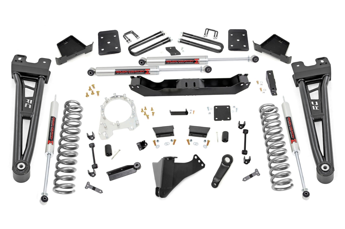 6 Inch Lift Kit OVLD M1 Shocks Ford F-250/F-350 Super Duty 4WD (17-22) Rough Country