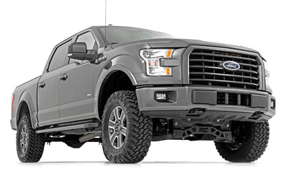 4 Inch Suspension Lift Kit w/V2 Shocks 15-20 F-150 4WD Rough Country