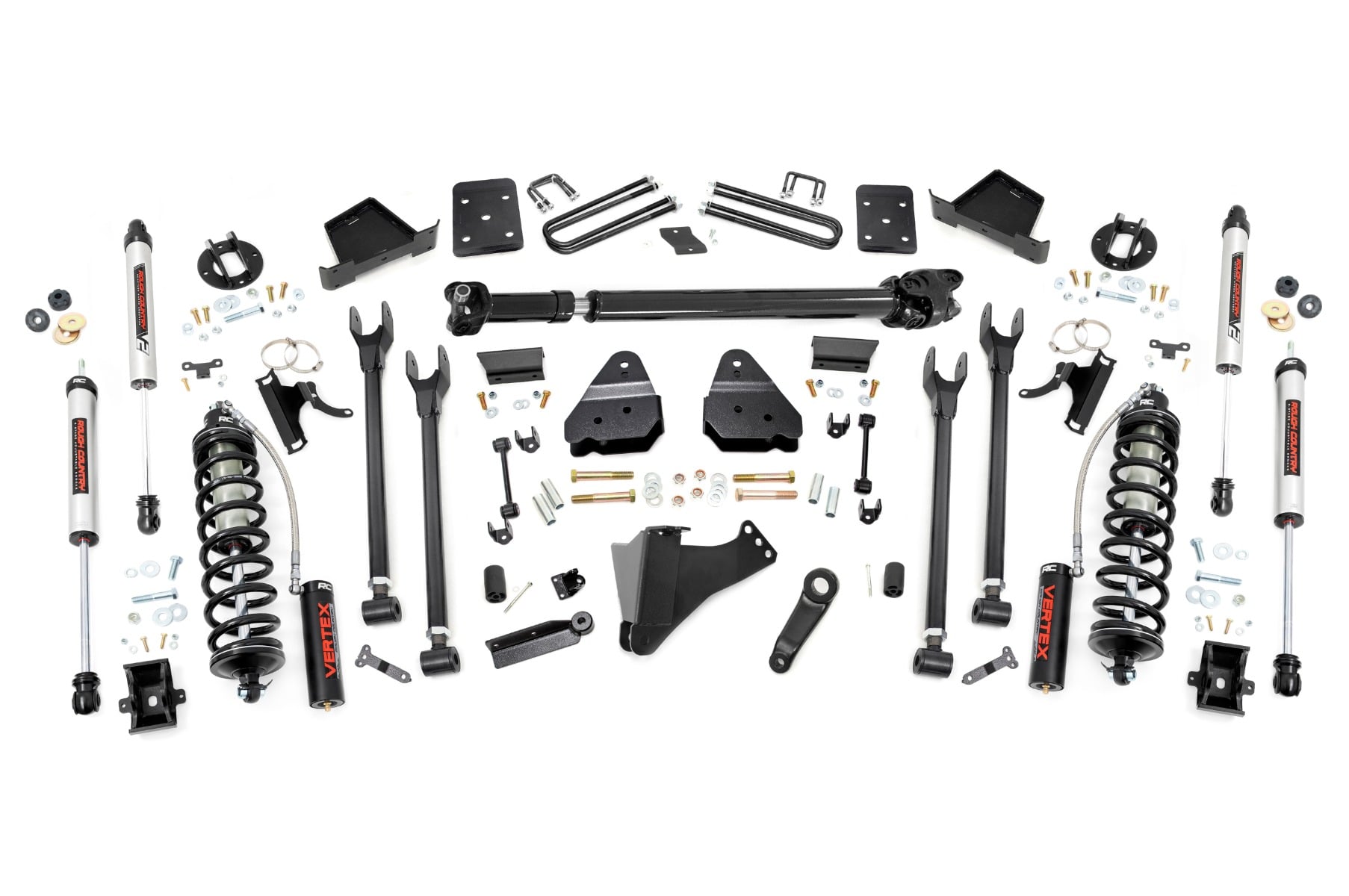 6 Inch Lift Kit 4-Link D/S C/O V2 Ford F-250/F-350 Super Duty (17-22) Rough Country