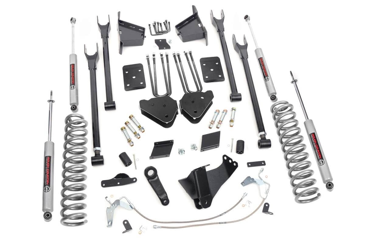 6 Inch Lift Kit 4-Link OVLD Ford F-250 Super Duty 4WD (2011-2014) Rough Country