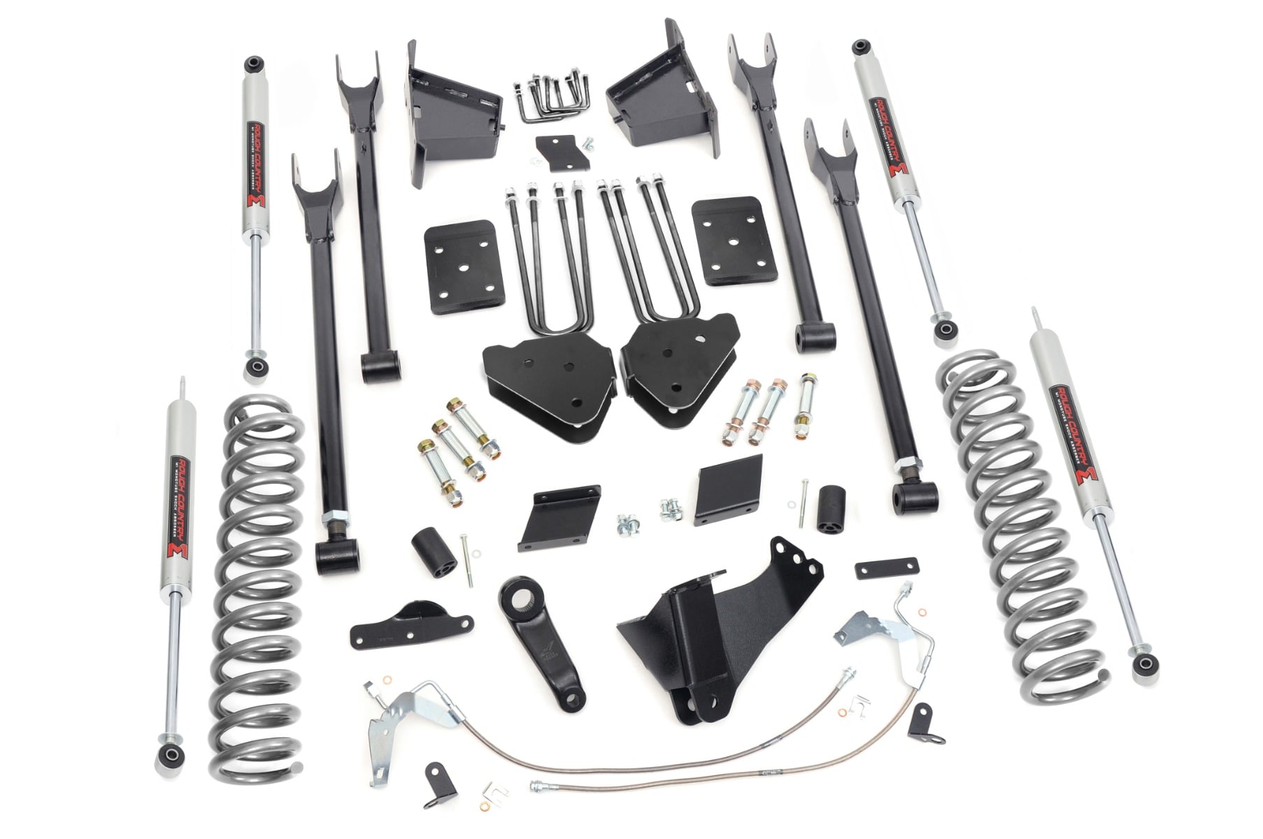 6 Inch Lift Kit 4-Link OVLD M1 Ford F-250 Super Duty 4WD (2011-2014) Rough Country